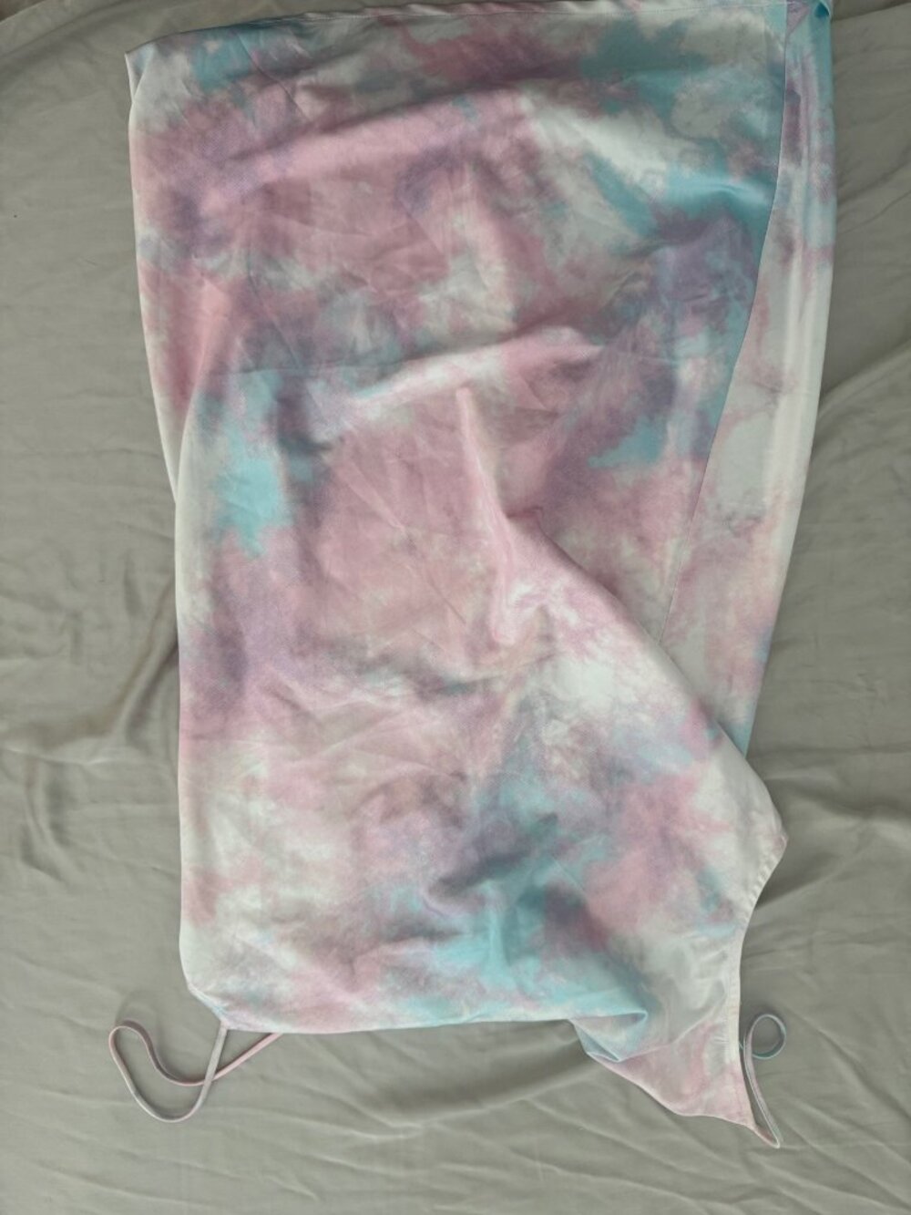 Frankie's Bikinis Pastel Tie Dye Slip Dress Midi Size M NWT
